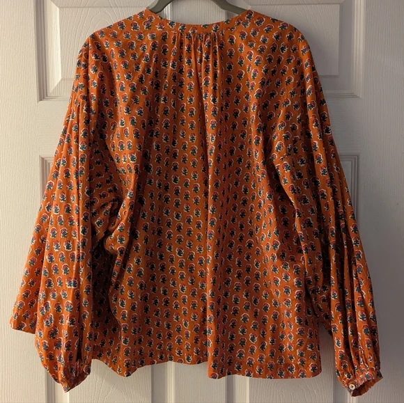 Doen Jane Blouse In Calico Canyon Blooms Medium - Picture 7 of 7